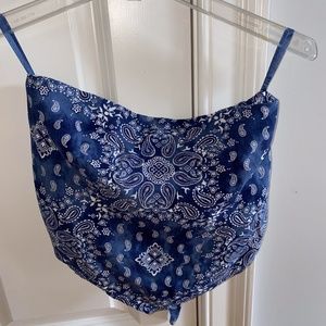 Sleeveless Bandana Top